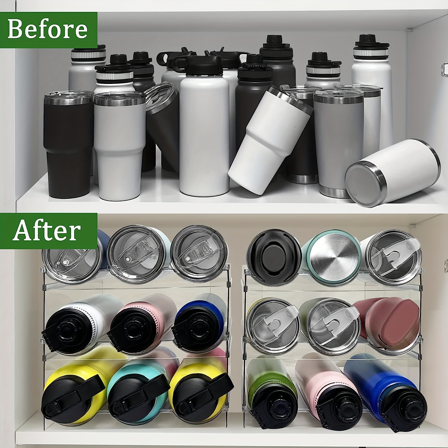 Water Bottle Storage & Organization Ideas