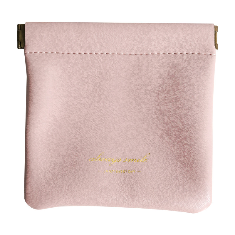 Pu Leather Storage Bag Self closing Cosmetics And Jewelry - Temu