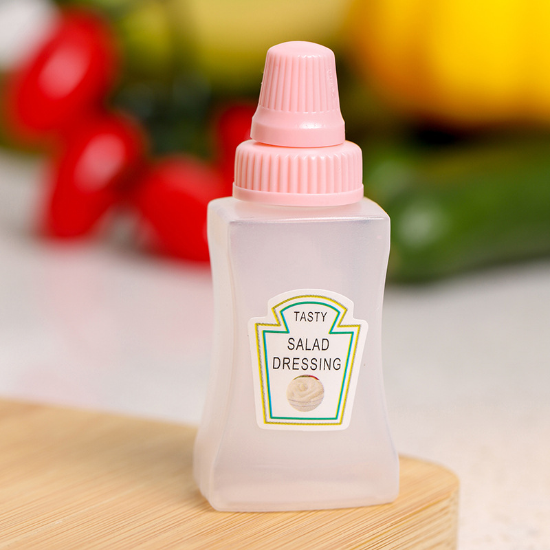 Tohuu Portable Sauce Bottle Refillable Ketchup Honey Salad Containers  Bottles Mini Sauce Seasoning Box Barbecue Transparent Bottle Jam Squeeze  Bottle ingenious 