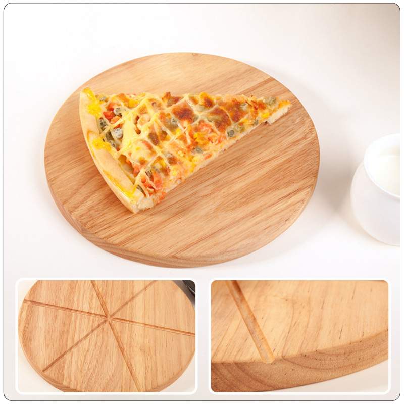 Plato de madera para pizza