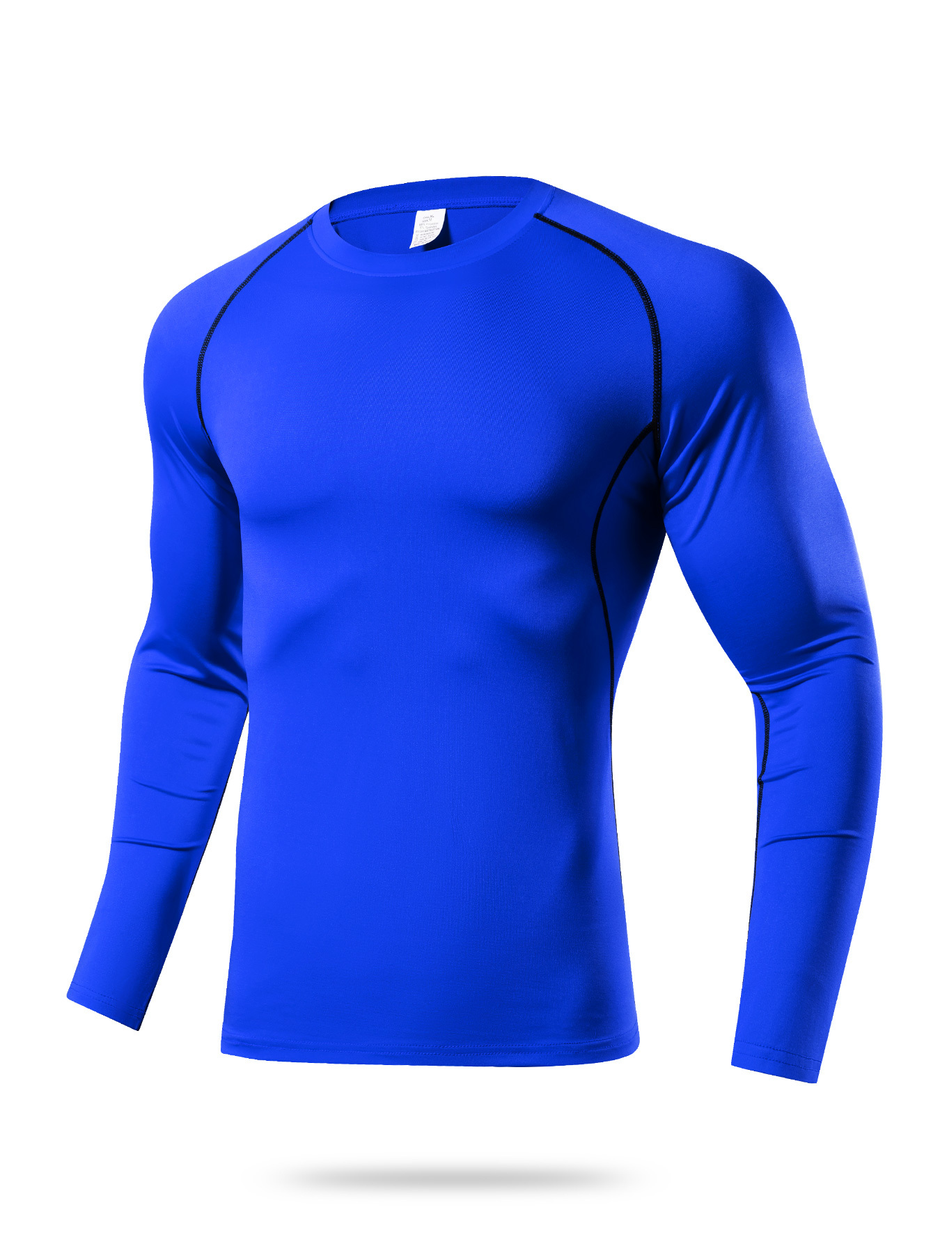 Solid Flash Drying Compression Shirts Men Thermal Long Sleeve Athletic  Moisture Wicking Baselayer Undershirt Gear Tshirt For Sports Workout