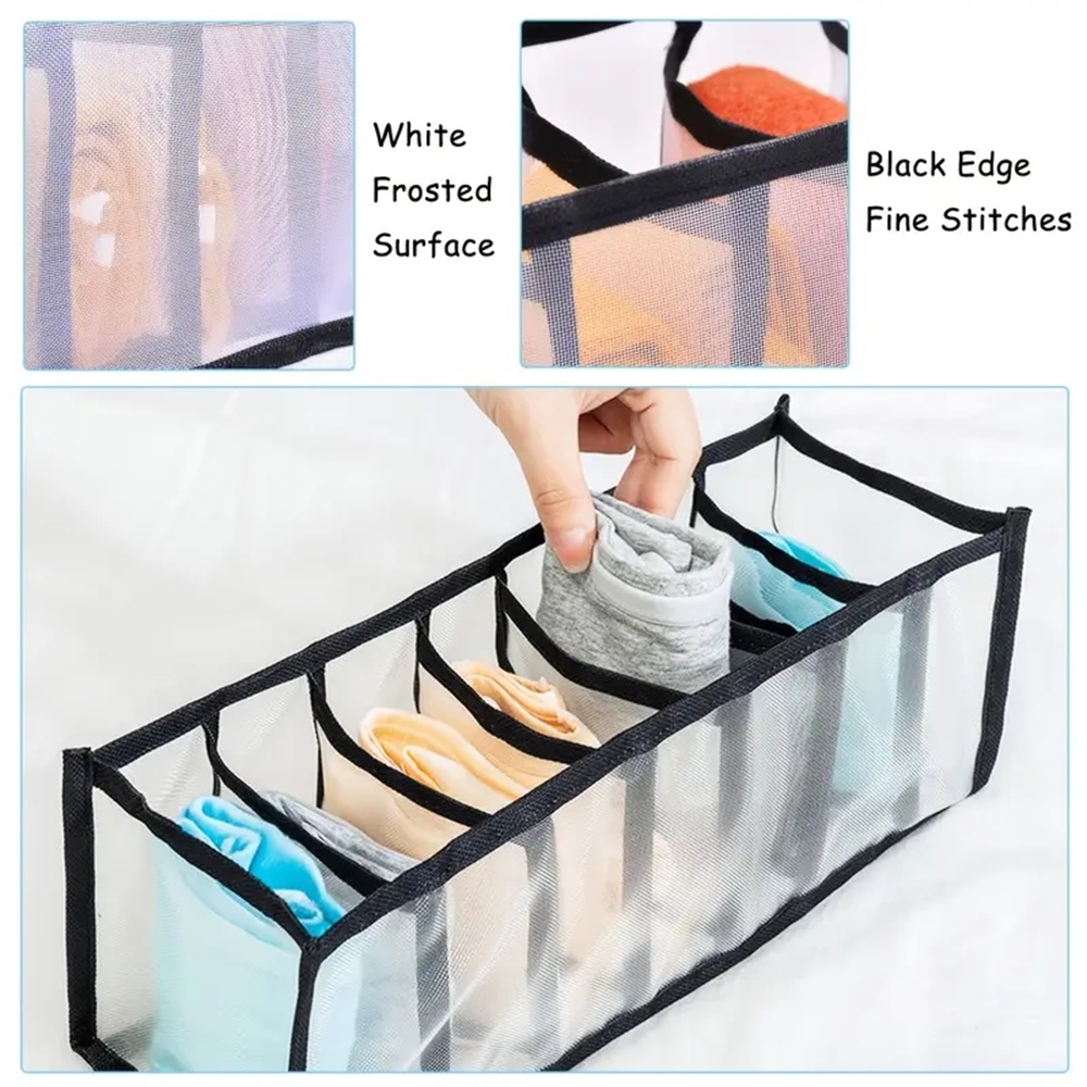 Foldable Nylon Bra Organizers Closet Drawer Divider Women's - Temu United  Kingdom