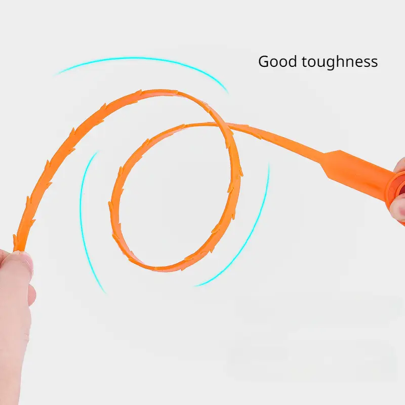 1pc drain clog remover tool plastic drain sewer dredging hook pipe dredger household sink drain sewer hair clog remover drain hair catcher pipe dredging tool cleaning supplies household gadgets back to school supplies details 2