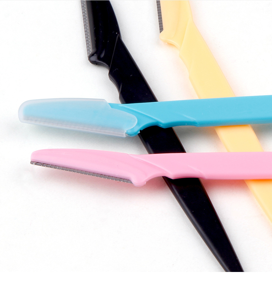 3/4/10Pcs Eyebrow Trimmer Blade Shaver Portable Face Razor Eyebrow Epilation Hair Removal Cutters Safety Razor Women Makeup Tools