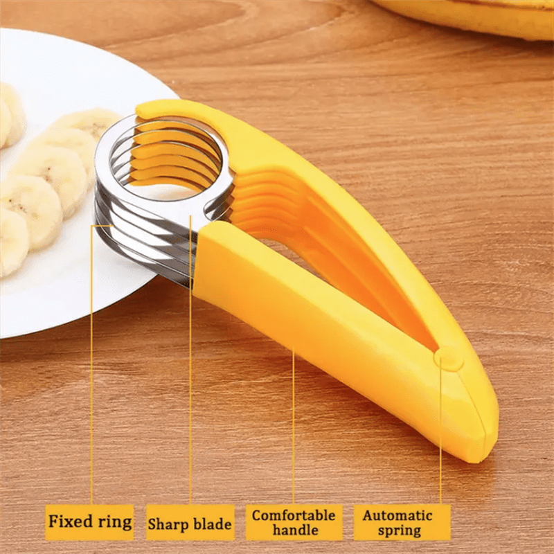 Kitchen Gadget, Banana Slicer, Fruit Slicer, Cucumber, Ham, Banana Slicer