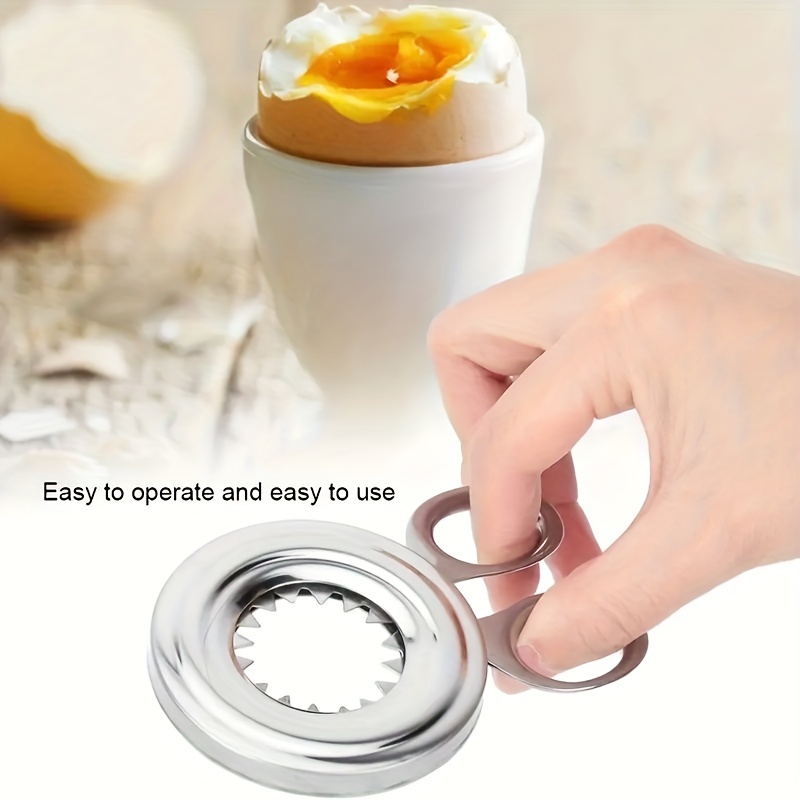 Stainless Steel Eggshell Topper Cutter - Temu