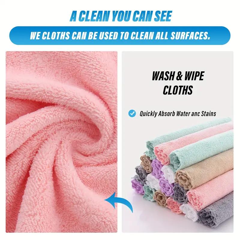 300gsm Car Wash Towels Quick Drying Microfiber Coral Velvet - Temu