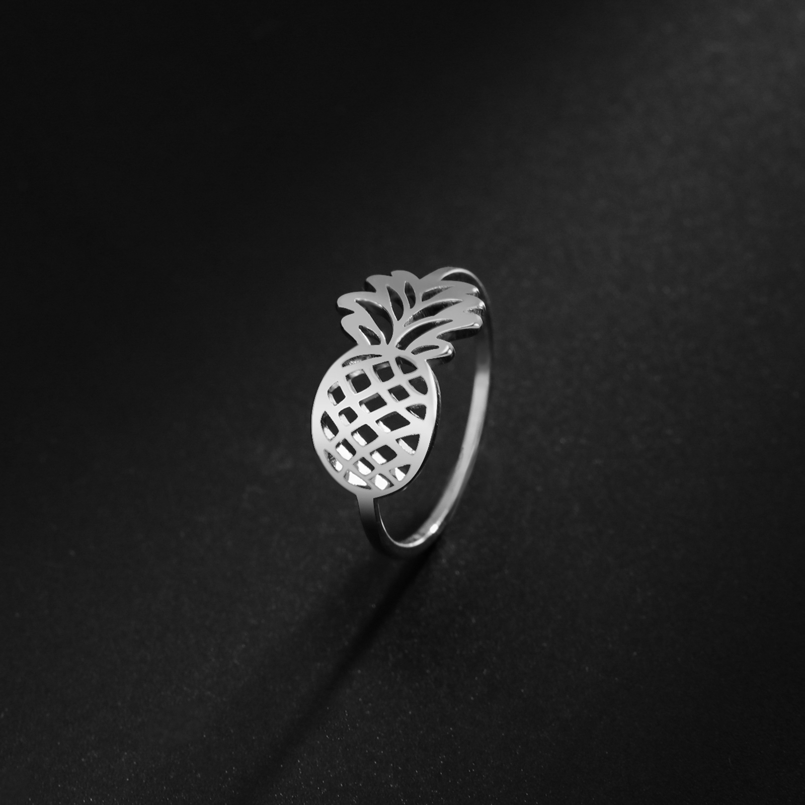 Silver pineapple clearance ring