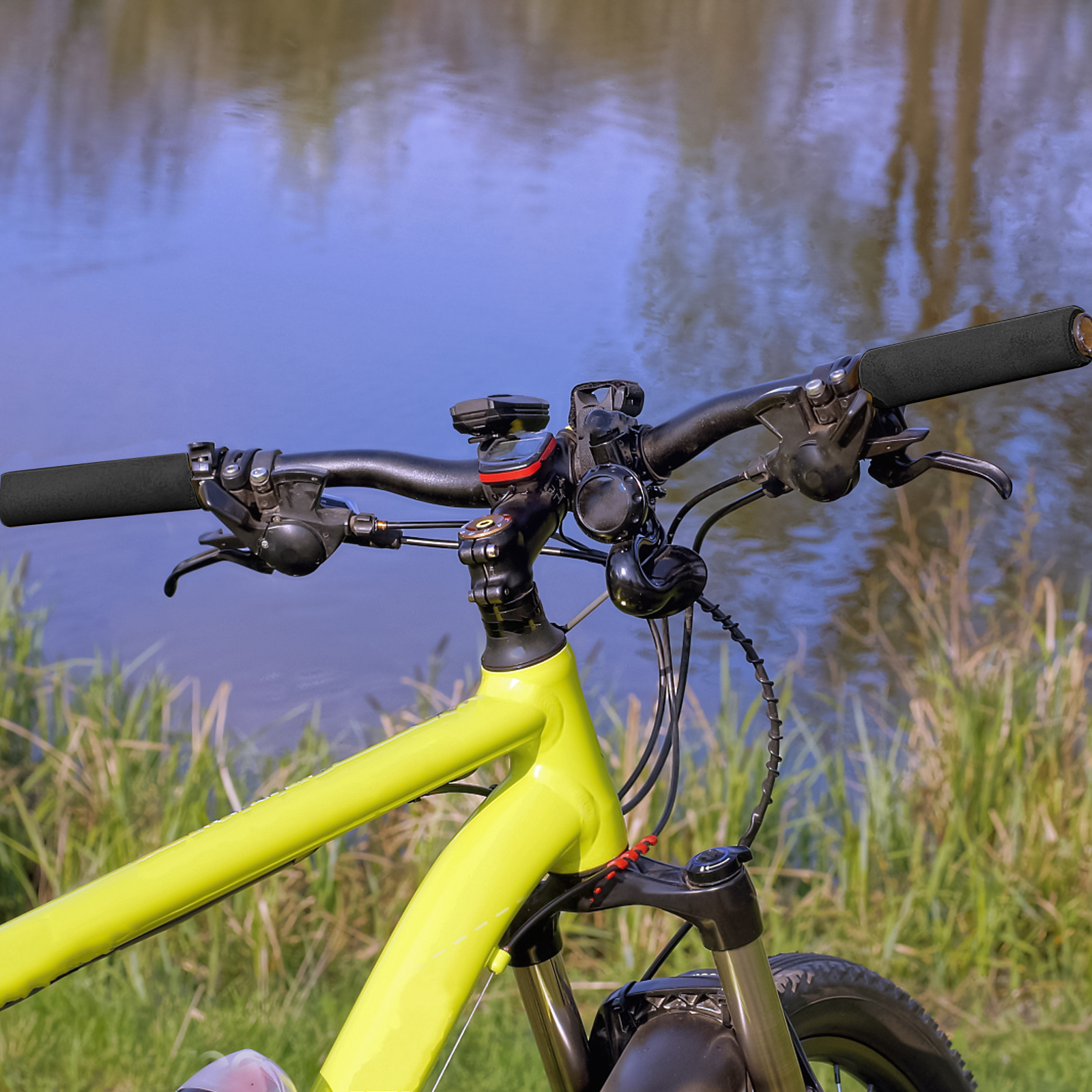MTB Soft Foam Silicone Sponge Handle Bar Grips Handlebar Cover Bike Bicycle