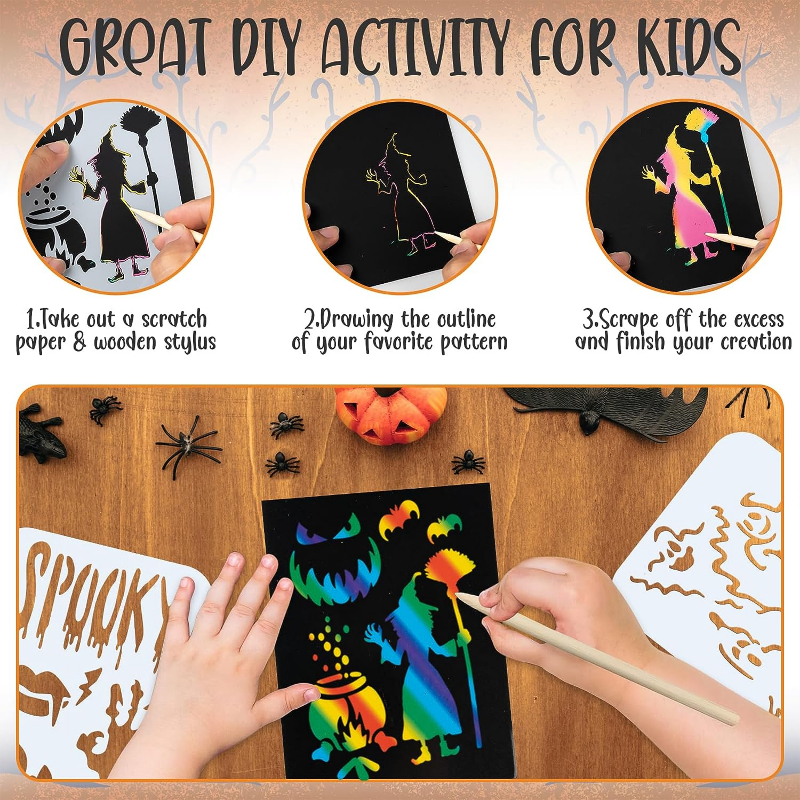 DIY Scratch Art Project  Scratch art, Art projects, Art for kids