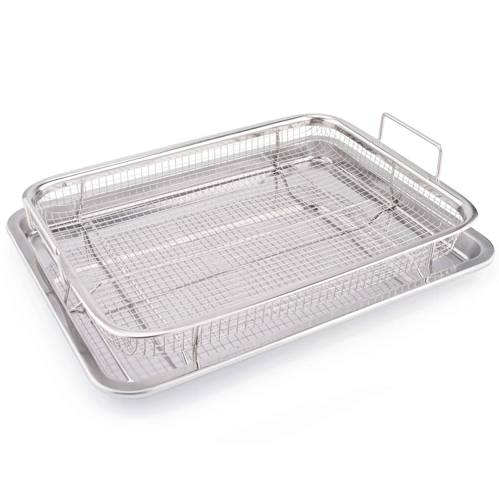 Stainless Steel Oven Trays Non-Stick Baking Tray with Rack and Lid Baking  Sheet and Rack Reusable Baking Pan Cooling Rack - AliExpress