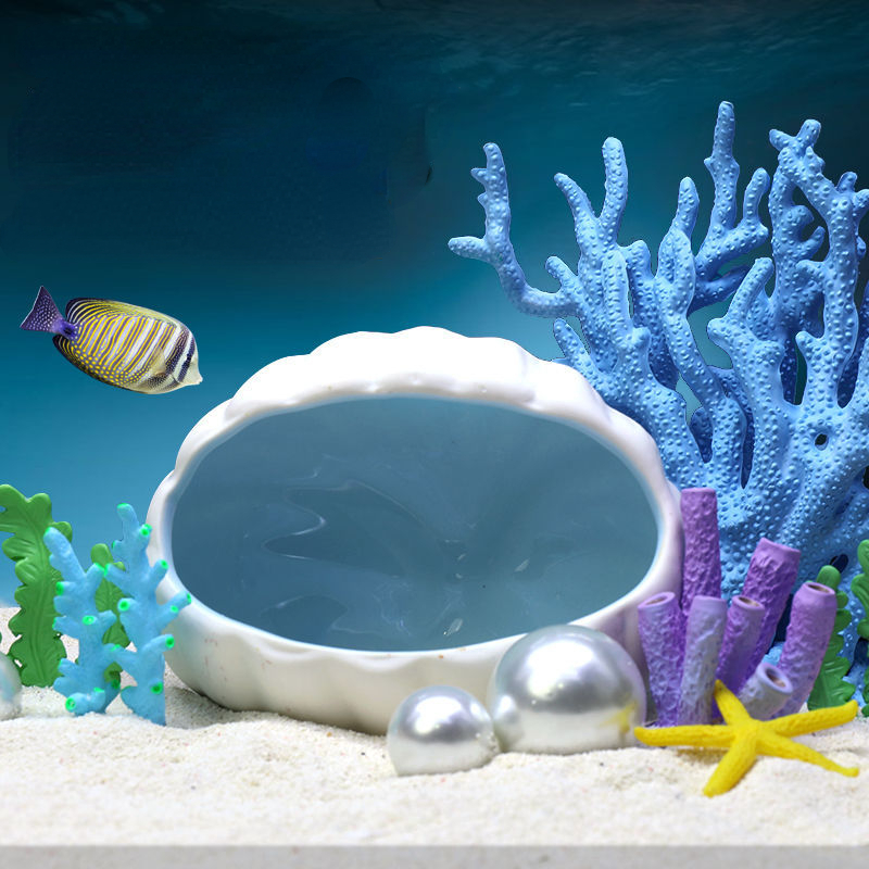 Décor sous marin pour aquarium
