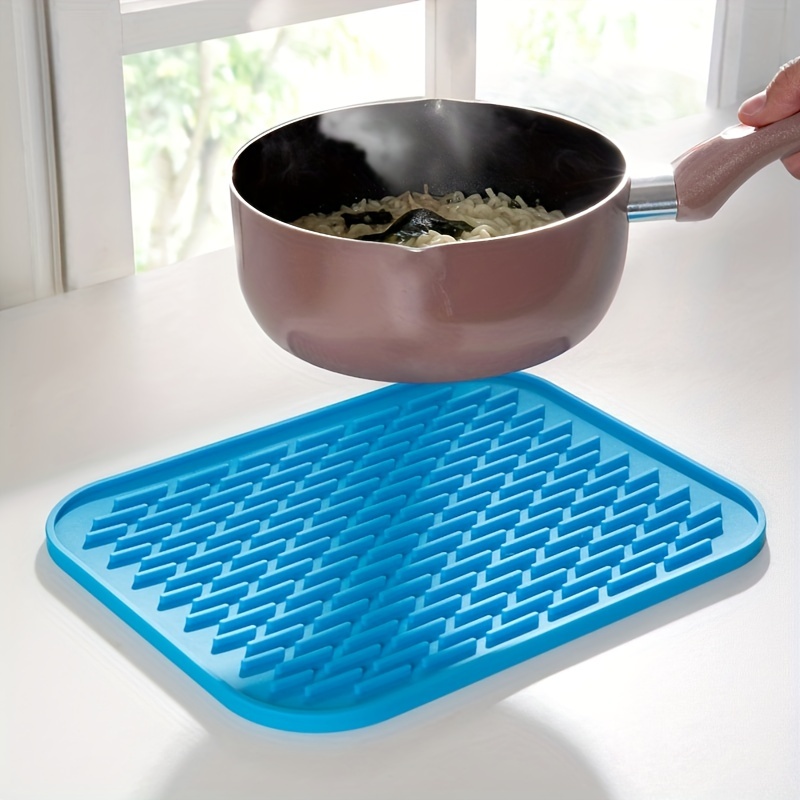 Multifunctional Diamond Heat-resistant Silicone Mat Coaster Non-slip Pot Mat Table Mat Kitchen Accessory Tool