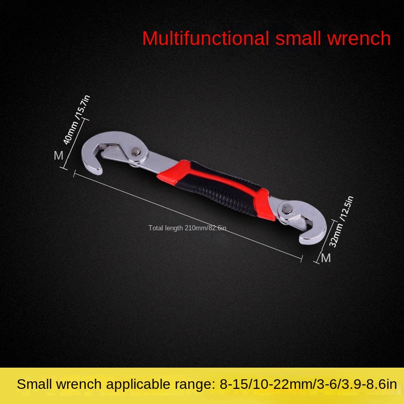 Chave inglesa manual ajustável 6-22mm, reparo automático, combinação de  liberação rápida, ferramenta de mão