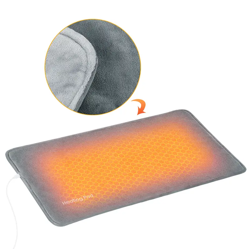 1pc electric heating pad graphene usb heating pad hot compress warm up physiotherapy blanket winter abdomen waist back heated travel blanket details 12