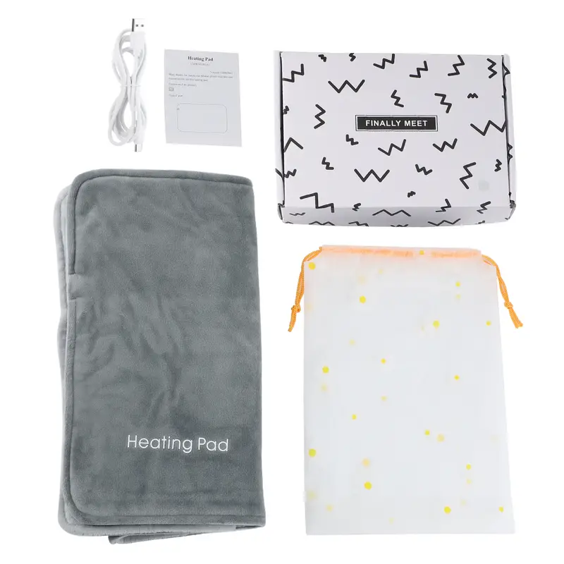 1pc electric heating pad graphene usb heating pad hot compress warm up physiotherapy blanket winter abdomen waist back heated travel blanket details 14