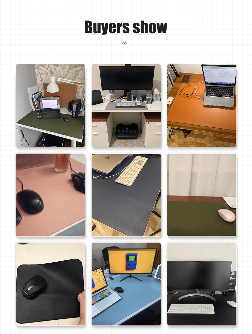 Large Size Office Desk Protector Mat Pu Leather Waterproof - Temu