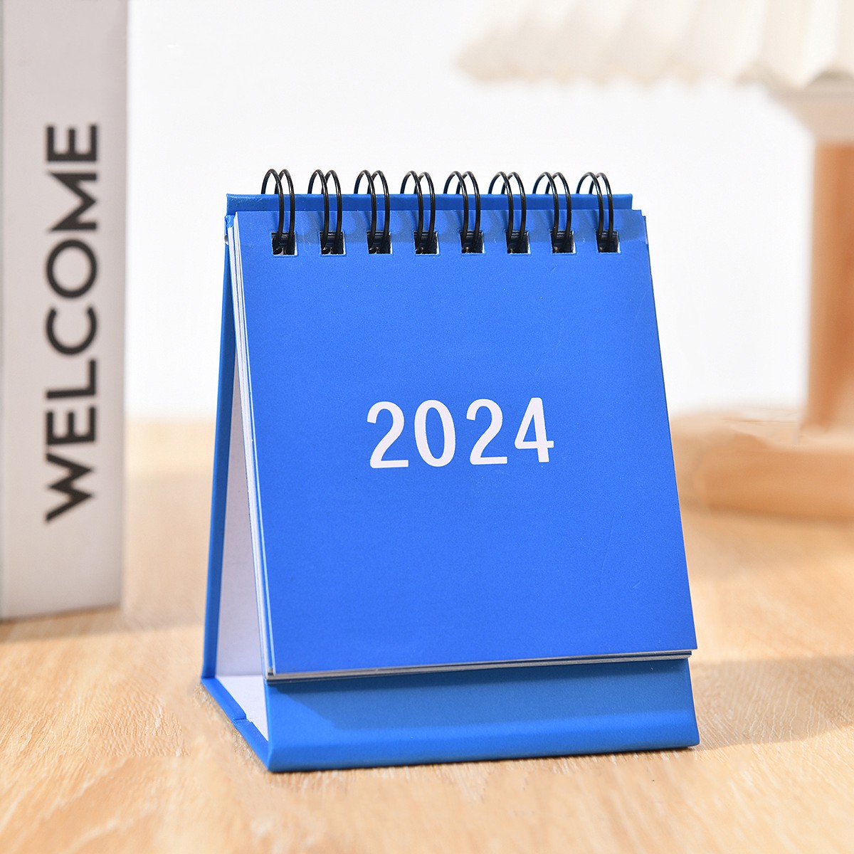 2024 Mini Desktop Stand up Calendario Agenda Annuale Casa - Temu