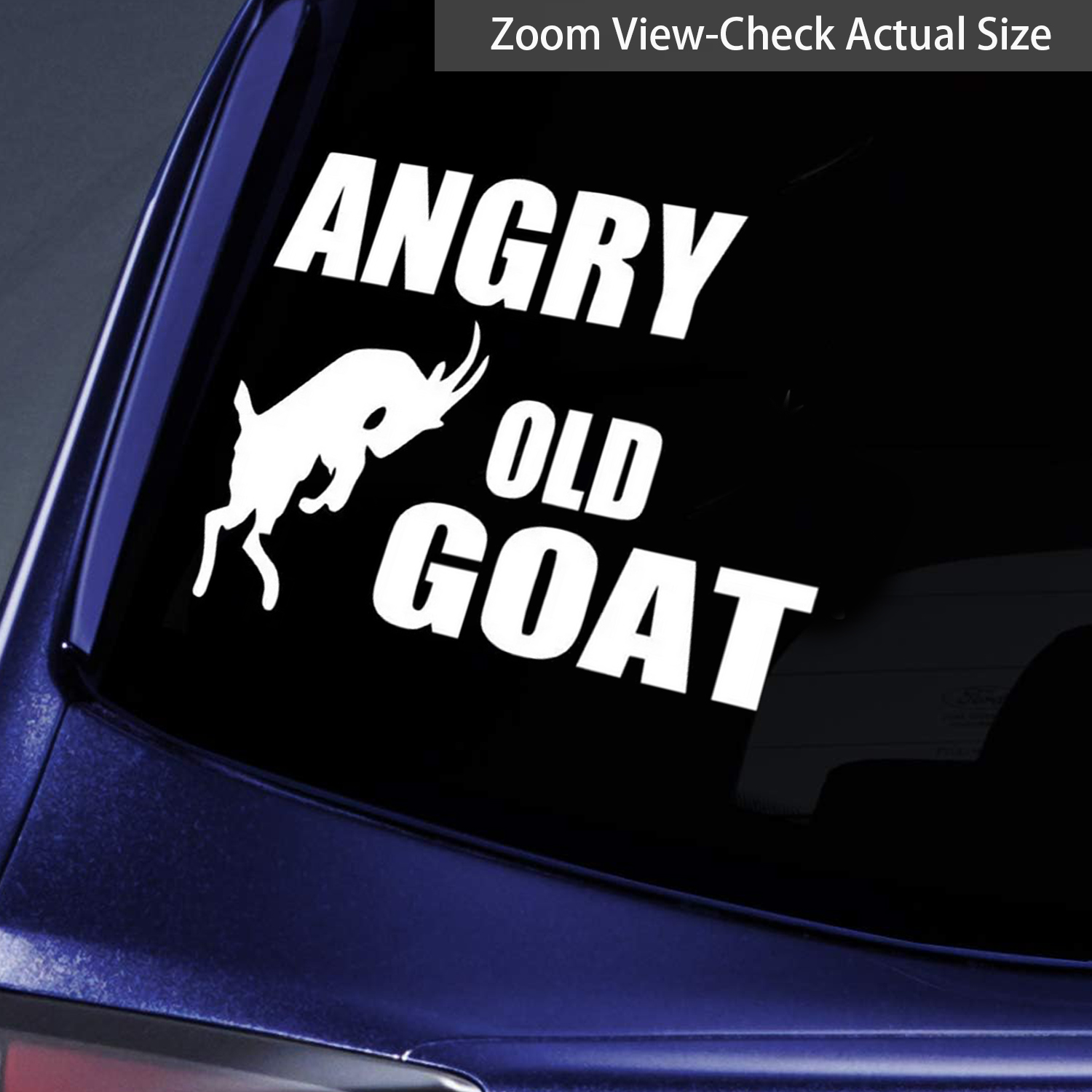 Angry Old Goat Vinyl Decal Old Goat Decal for Car, Truck, Window, Trailer,  Bumper, Home, Laptop, Walls or Wherever -  Canada