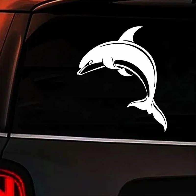 Dolphin Sea Car Sticker Laptop Bottle Truck Phone Motorcycle - Temu