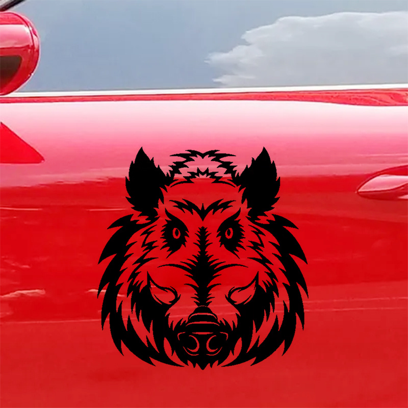 Wild Boar 4x4 Off Road Flaming Flame Car Sticker For Vehicle - Temu