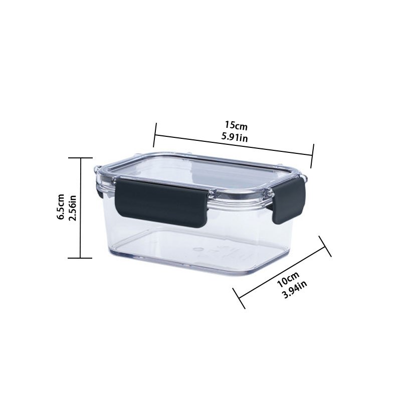 1pc Simple & Transparent Fridge Drawer Style Food Storage Box