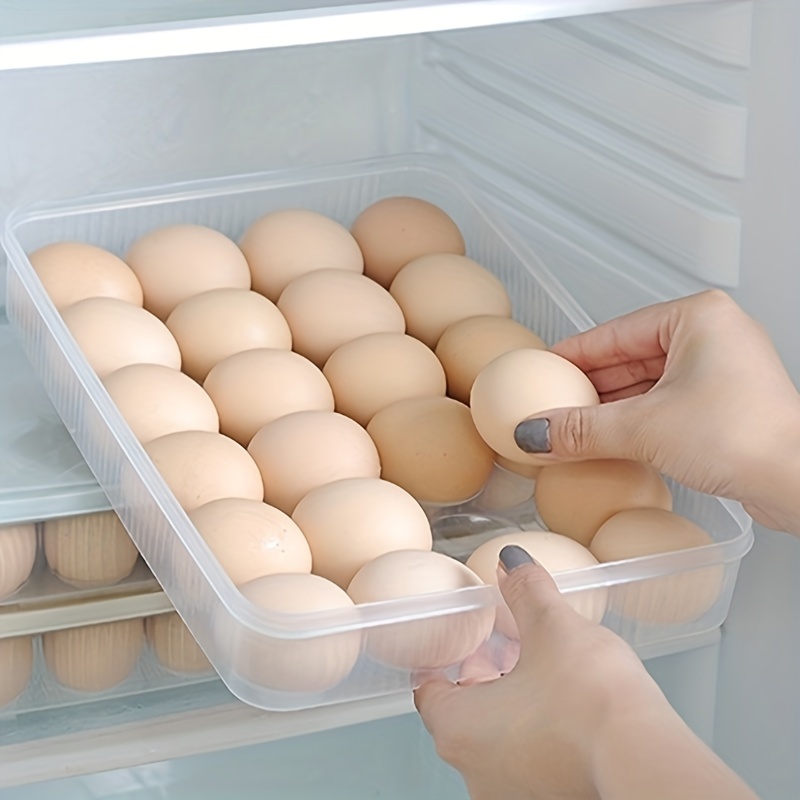 Fresh-keeping Eggs Container Case 3-Layer Flip Egg Storage Box For Fridge  Door Egg Organizer Rack Refrigerator Egg Holder Tray