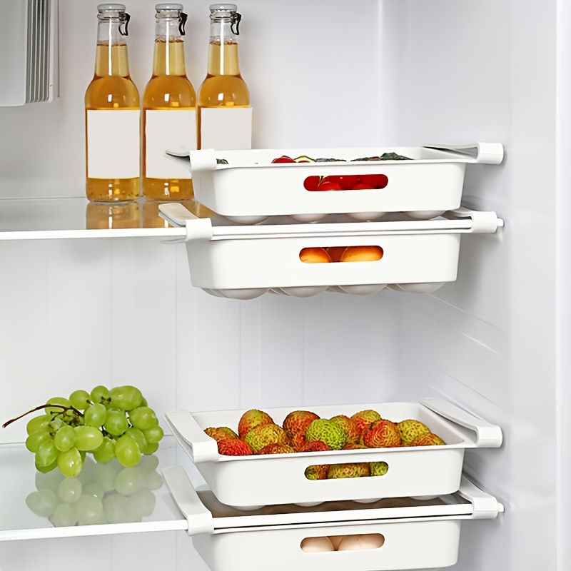1-2 pièces organisateur de cuisine réfrigérateur tiroir de