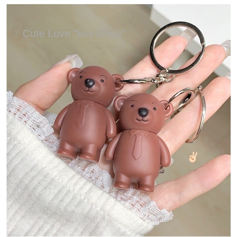 Mini Teddy Lipgloss Keychains