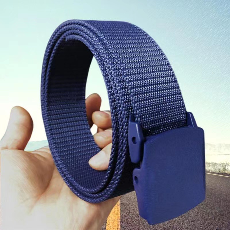 Breathable Nylon Fabric Belt Student Youth Belt Pin Buckle Trousers Jeans  Belt - Jewelry & Accessories - Temu Canada