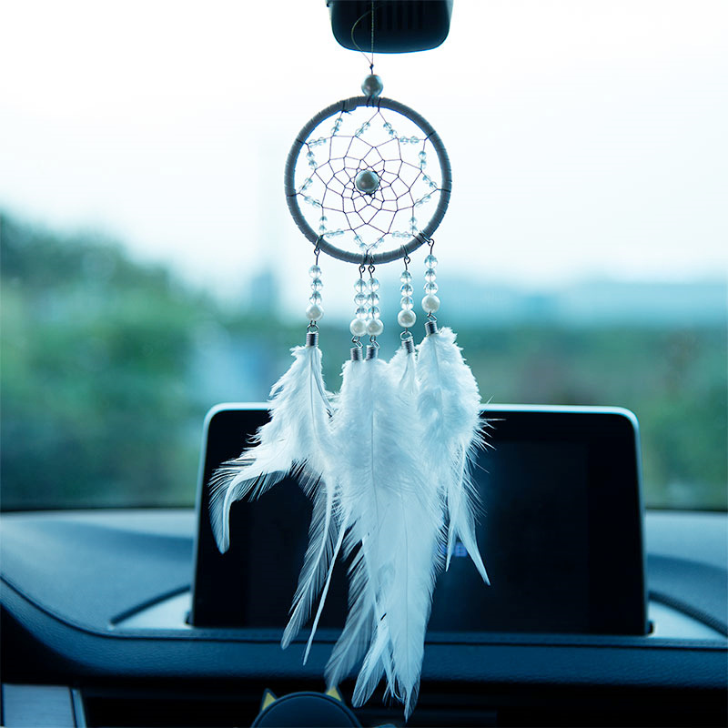 Beautiful Dreamcatcher Car Rear view Mirror Pendant Colorful - Temu