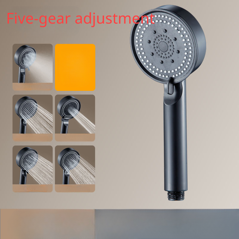 Hand Shower With Turbo Function, With 3-position Adjustable Shower Head,  Pressurized Showerhead For Bathroom, Bathroom Accessories, - Temu