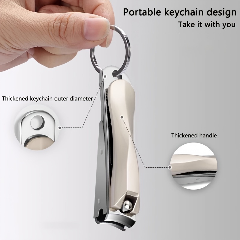 Nail Clipper,Splash-proof large opening nail clippers, portable