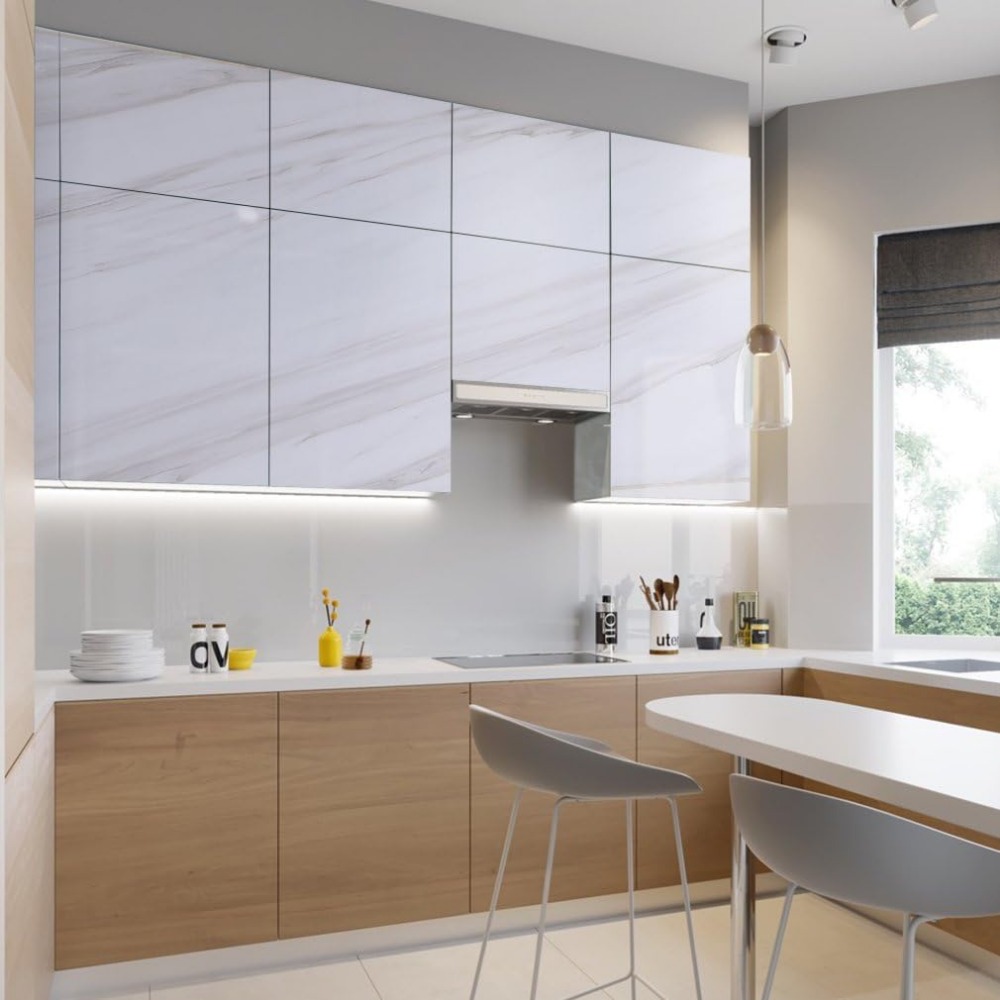 1 roll self adhesive wallpaper marble pattern self adhesive contact paper peel and stick waterproof removable living room kitchen bedroom dormitory wallpaper furniture refurbishment wallpaper details 0