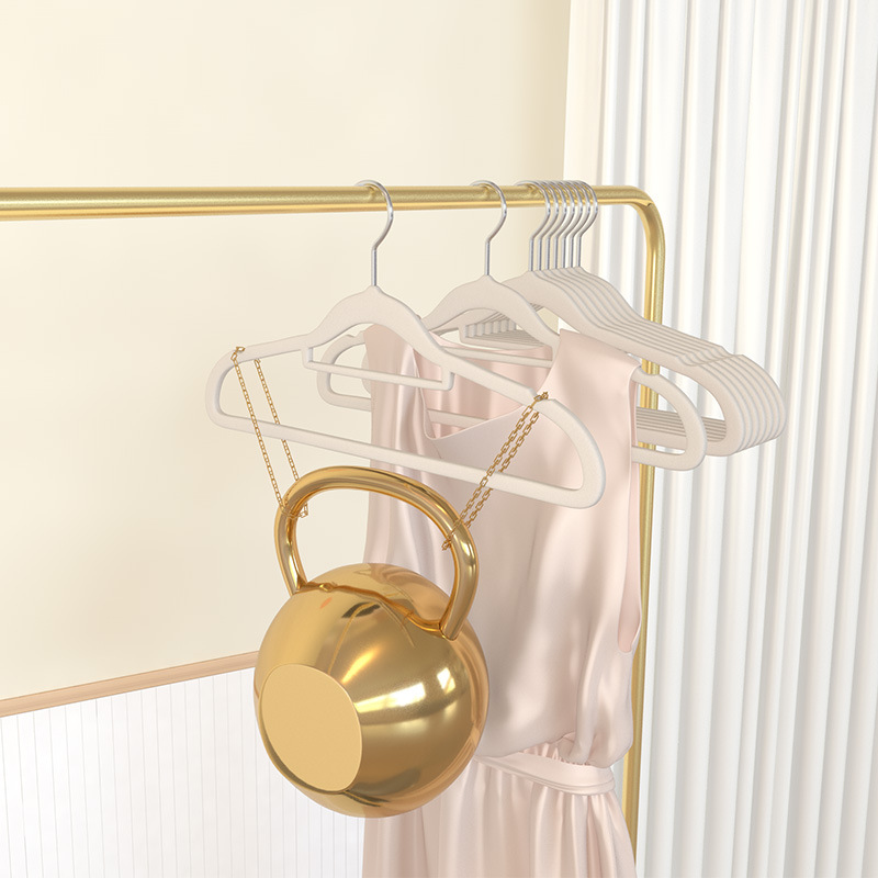 Non slip Velvet Hangers Dry And Wet Dual use Traceless - Temu