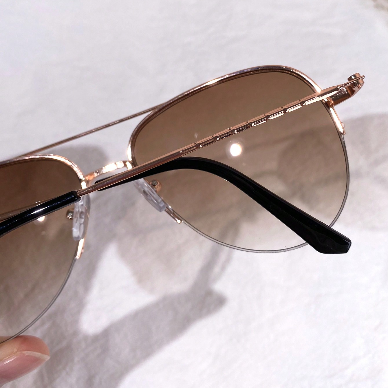 1 Stück polarisierte Metall Pilot Sonnenbrille mit Kunststoffrahmen, Silikon  Nasenpolster, Riemen, rutschfestem Ohrhörer, UV Schutz zum Fahren, Angeln, aktuelle Trends, günstig kaufen