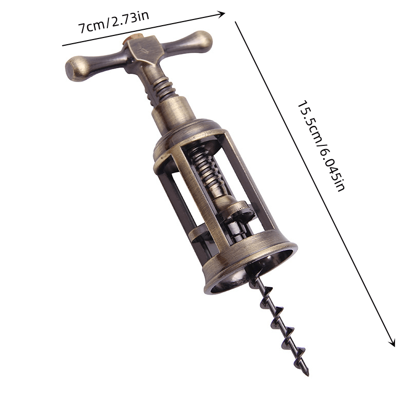 Apri Bottiglia Vino D'epoca Estrattore Sughero A Due Punte - Temu Italy