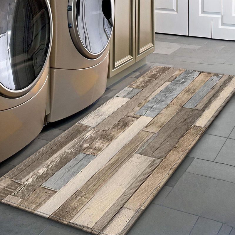 DEXI Alfombras y tapetes de cocina para piso, alfombra antideslizante  lavable frente al fregadero, lavandería, pasillo, 17 x 29 pulgadas + 17 x  59