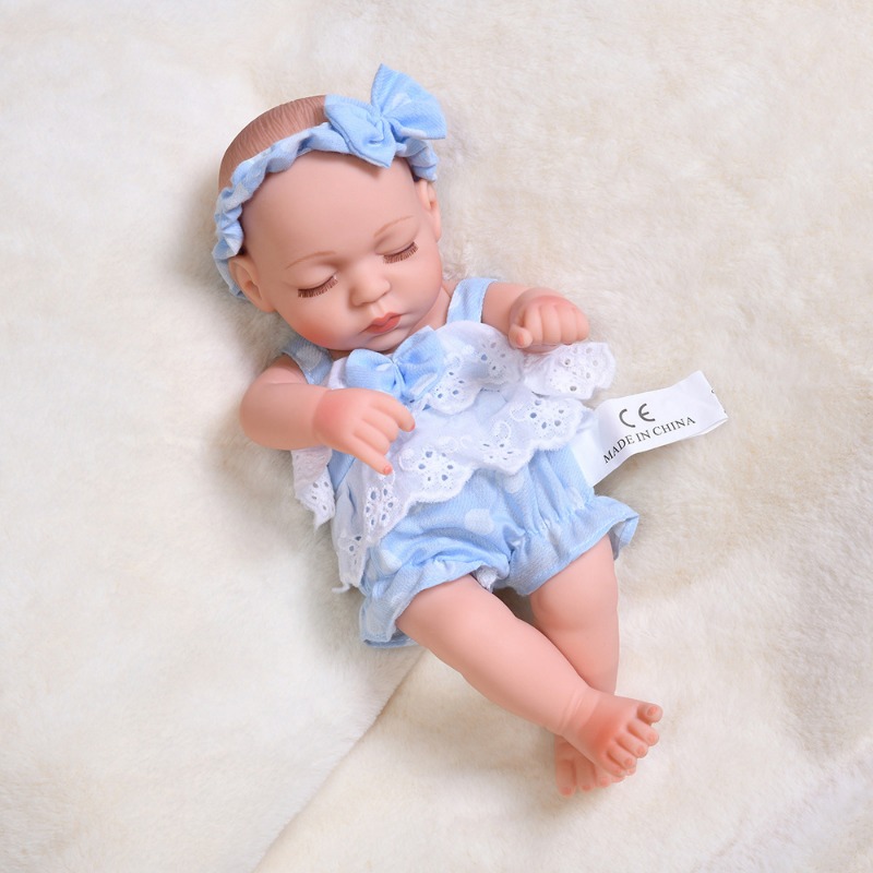 18 Inch Boy Silicone Baby Reborn Doll Full Soft Silicone Baby Open or  Closed Eyes For Choose