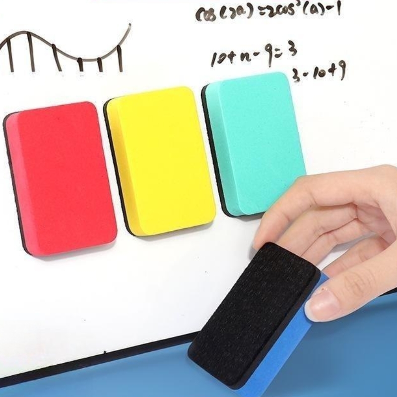 Can Absorb The Blackboard Eraser Dual Sponge Special White - Temu