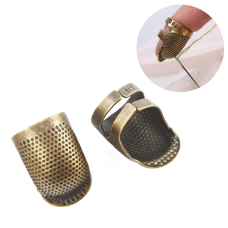 Sewing Thimble Retro Finger Protector Antique Thimble Ring - Temu