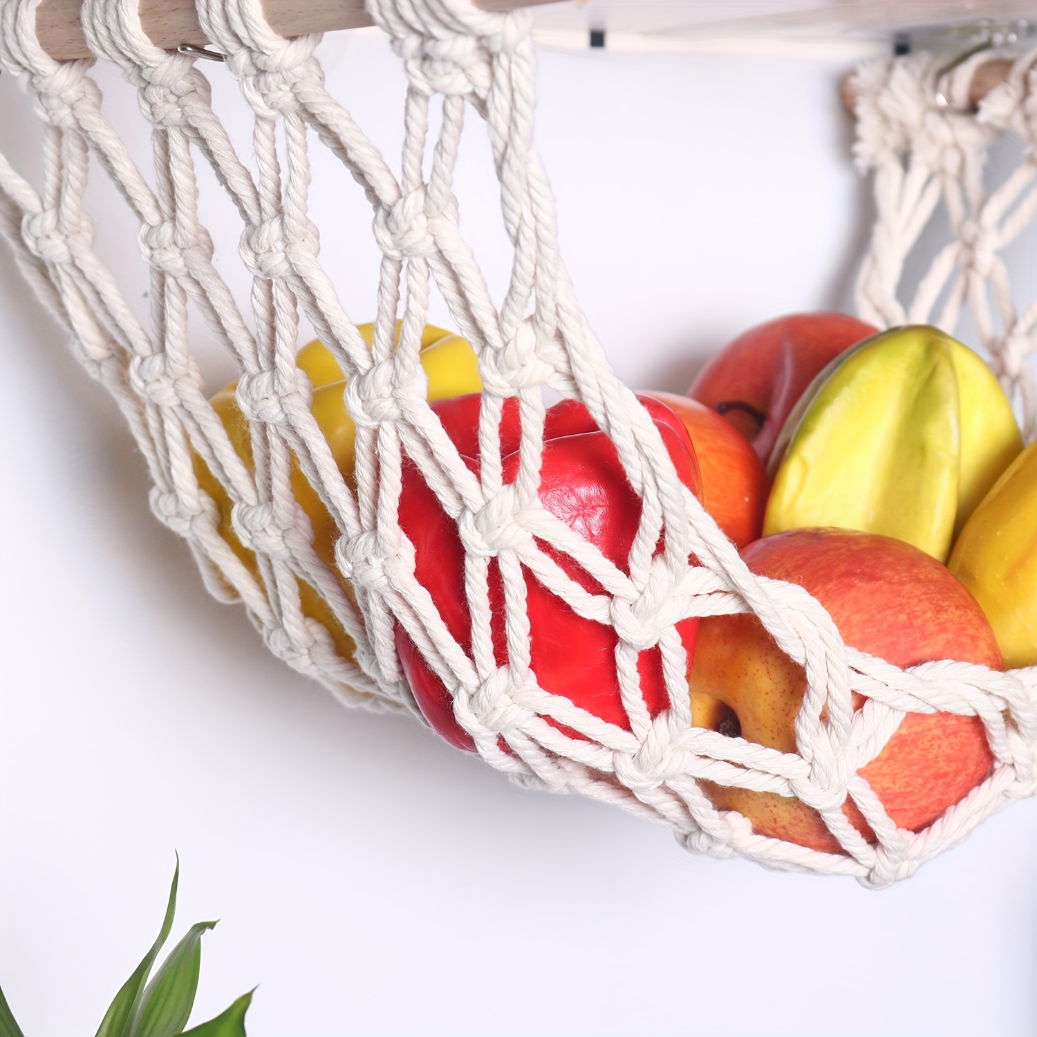 Hanging Net Basket Large Capacity Hanging Under The Cabinet