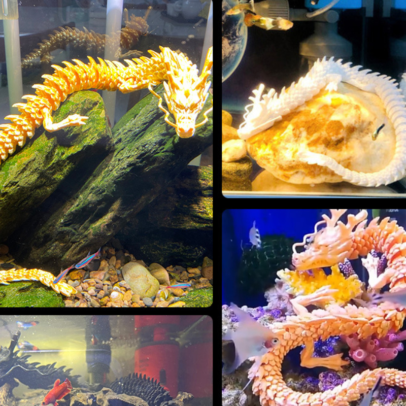 1pc Chinese Dragon Shenlong Aquarium Fish Tank Ornaments Sunken Underwater  Landscaping Ornaments - Pet Supplies - Temu