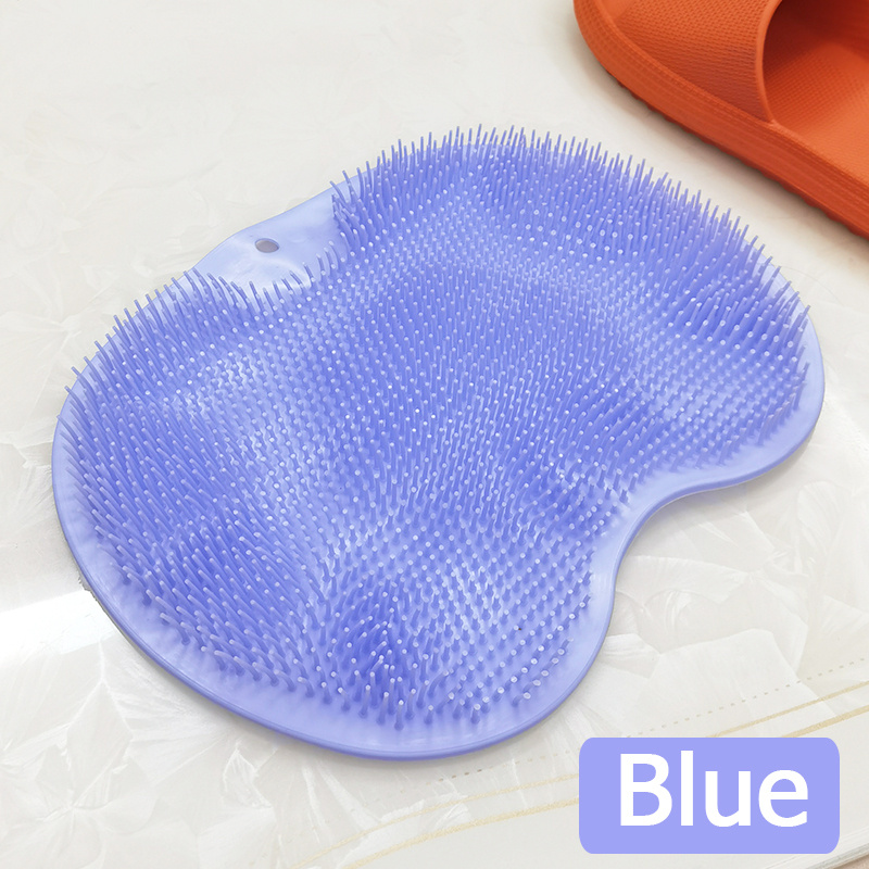 Silicone Bath Massage Pad, Shower Foot Massager Scrubber, Bathroom Wall  Mounted Back Scrubber Back Exfoliator Foot Massage Pad Mat With Non Slip  Suction Cups For Shower, Bathroom Tools - Temu