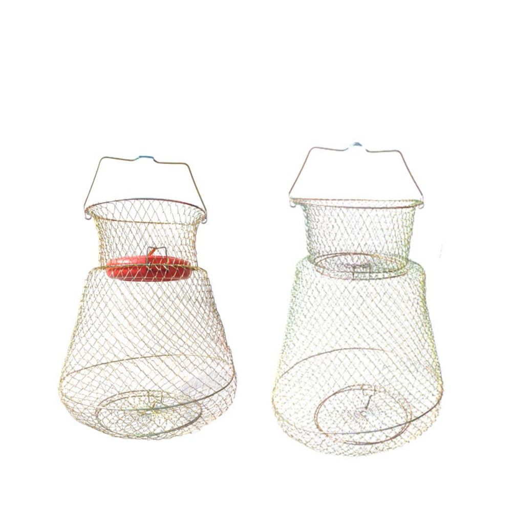 Collapsible Fishing Basket Fish Net Cage /without Pontoon - Temu Australia