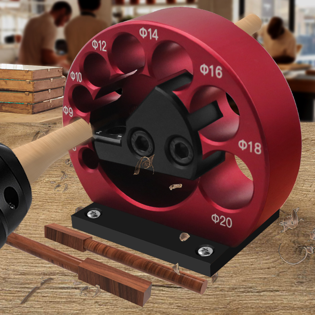 Dowel Maker Jig Kit 8-20mm Adjustable Dowel Maker Cutter 8 Holes