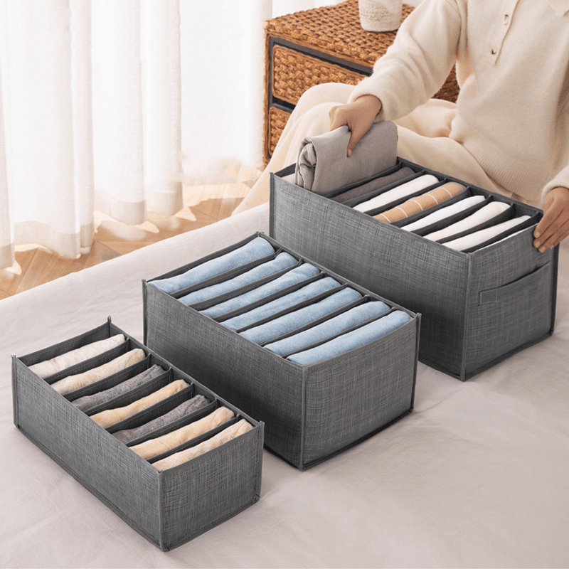 2023 New Jeans Storage Box With Compartments Socks Clothes