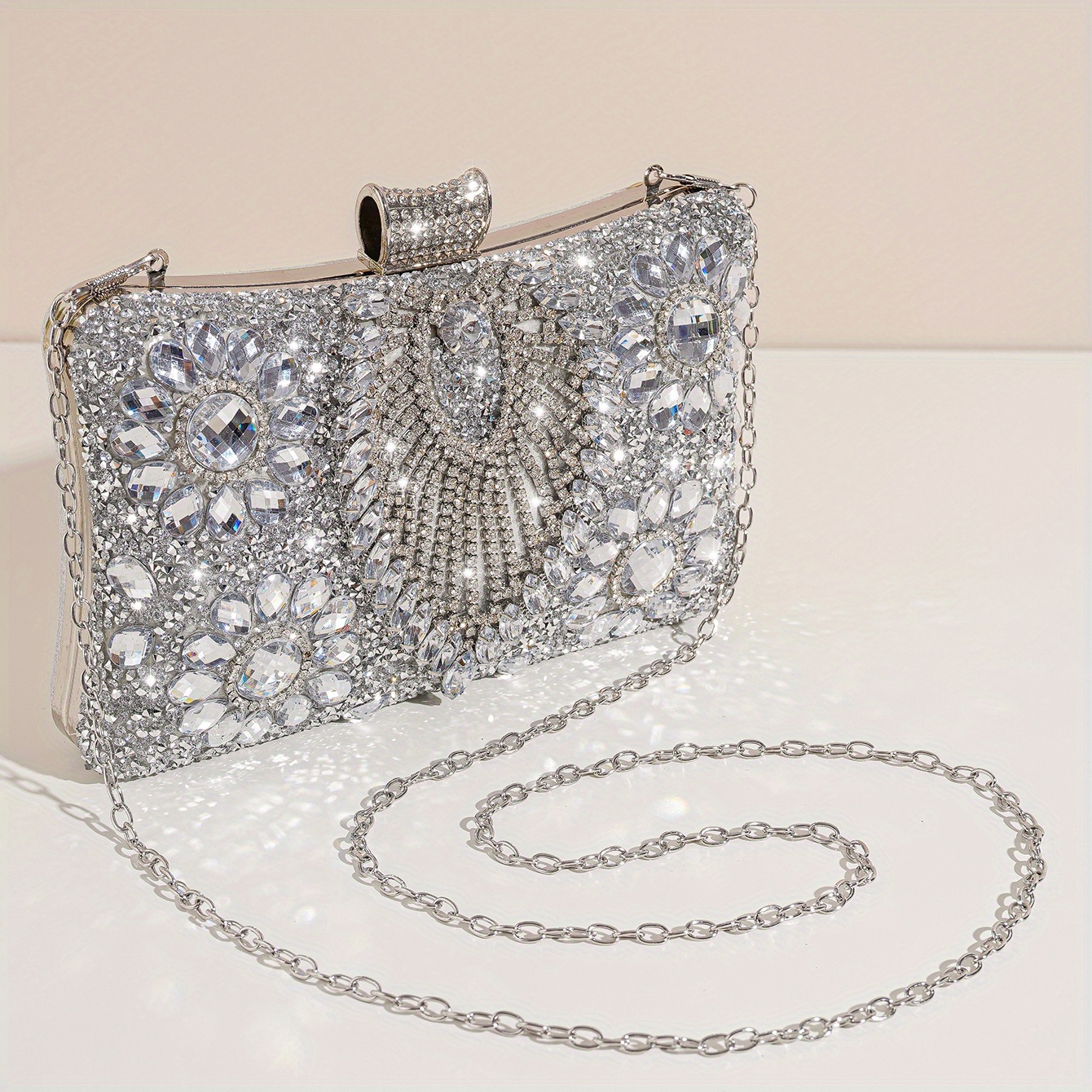 Beaded Bridal Handbag Clutch