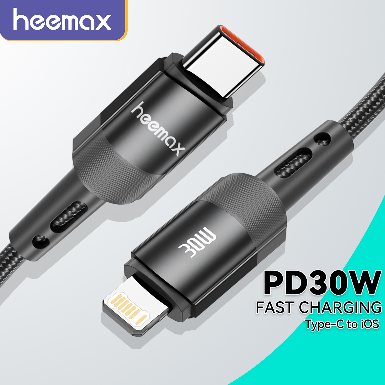  Cargador rápido para iPhone – Cable USB-C a Lightning de 6 pies  con certificación MFi PD3.0 de 20 W tipo C, bloque de carga rápida súper  rápida, enchufe de carga y