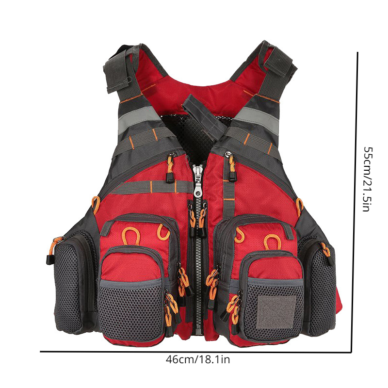 Anglatech Fly Fishing Vest Pack for Trout Fishing Gear and Equipment,  Adjustable Size for Men and Women